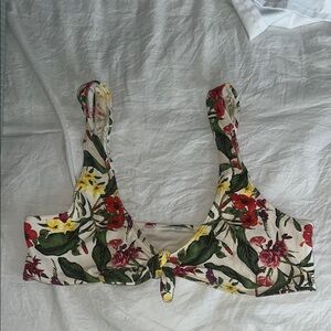 🧡 Floral Bikini Top - Multicolor